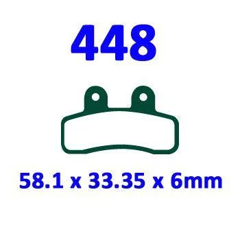 BRAKE PADS DISC FA448 EBC