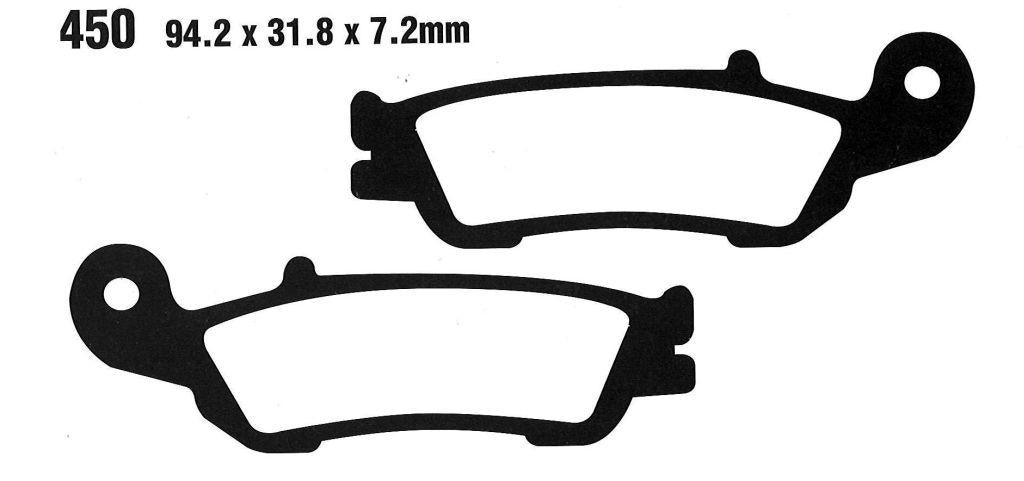 BRAKE PADS SINTERED NITRO RACE, MOTO-MASTER 094922, 39-450