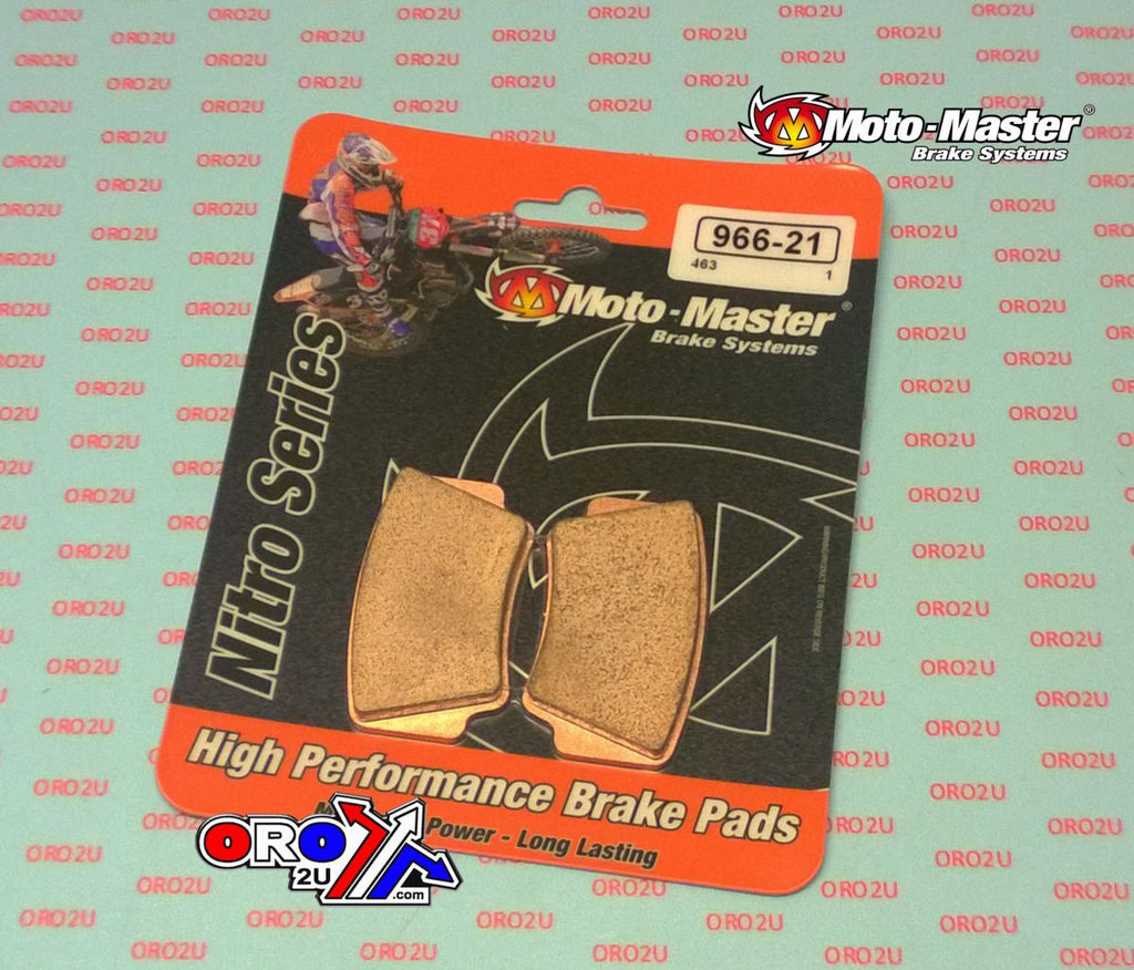 BRAKE PADS SINTERED NITRO, MOTO-MASTER 096621, 39-463