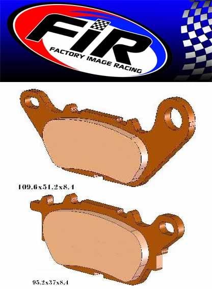 BRAKE PADS SEMI-METALLIC SM DB2174 SM, BP242SM0F YBR125 ED 2007 - 2014