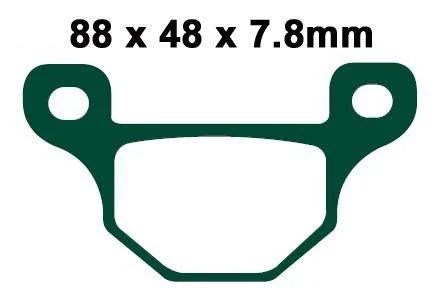 BRAKE PADS SINTERED NITRO, MOTO-MASTER 098721, 39-481