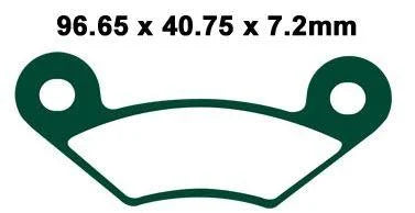BRAKE PADS STD EBC FA483TT