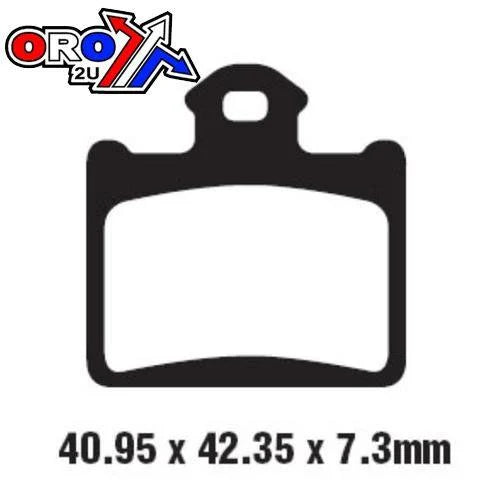 BRAKE PADS SINTERED RC-1, RENTHAL BP-116, 41-508.H.REN, 39-602, BP116
