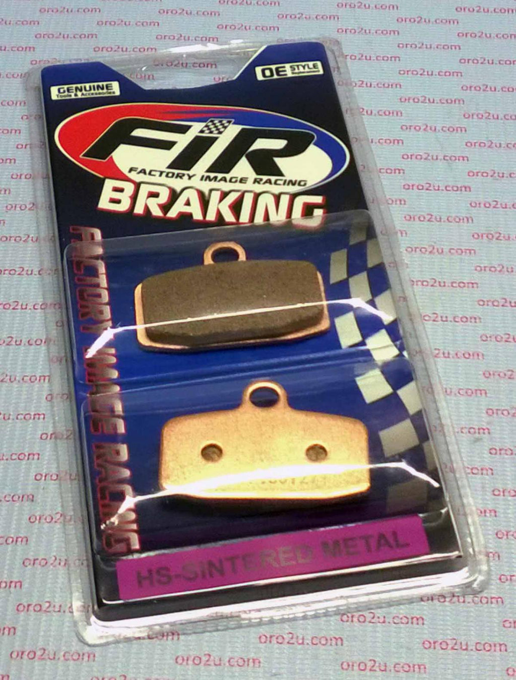 BRAKE PADS SINTERED METAL HS, MX-N HIGH FRICTION, 39-612.H.ORO BP271T05B, DB2206.OR-N