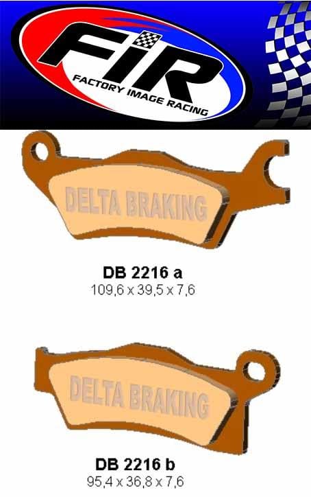 BRAKE PADS SINTERED METAL HD, DB2216 QD-D EXTREME, 39-618.H.BR