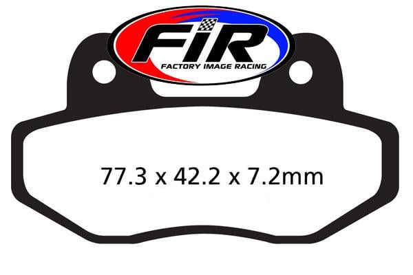 BRAKE PADS SINTERED METAL HS, MX-N HIGH FRICTION, FA622