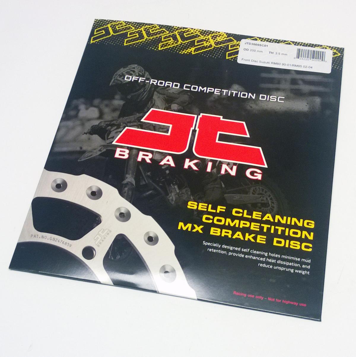 DISC BRAKE FRONT RM80 RM85 JT, JTD3005SC01 SUZUKI, SELF-CLEANING HOLES