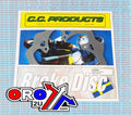 DISC BRAKE REAR GASGAS 95-ON, CROSS-CENTER PRODUCT 5100-082, 40-171.WAVE