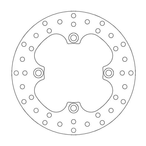 DISC BRAKE REAR XR ROUND, MOTOMASTER 110009 KFX400