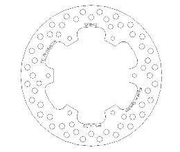 DISC BRAKE REAR RM DRZ CC, CROSS-CENTER PRODUCT 5100-42