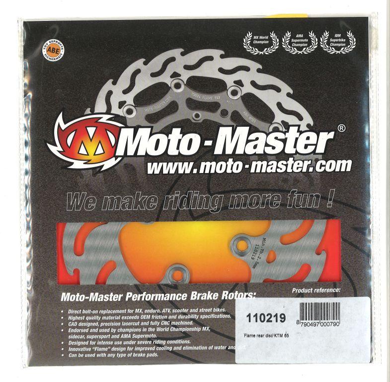 DISC BRAKE REAR KTM65 FLAME, MOTO-MASTER 110219