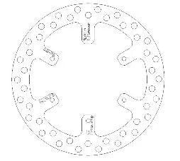 DISC BRAKE REAR YZ YZF OEM 02