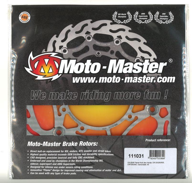 260 DISC FRONT 95-13 CR CRF, MOTO-MASTER OVERSIZE 111031