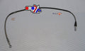 HOSE FRONT BRAKE SILVER / BLK, VENHILL S01-1-032/P DRZ400