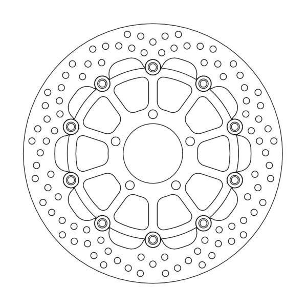 DISC BRAKE FRONT SUZUKI, MOTO-MASTER 112135 ROAD