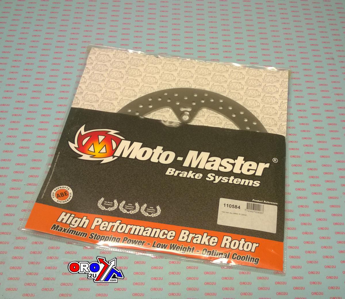 DISC BRAKE REAR HALO R1200GS, MOTO-MASTER 110584 BMW, ROAD, MC