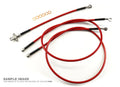HOSE FRONT BRAKE RED +6 HONDA TRX450R 04-09, KIT/3 FIR