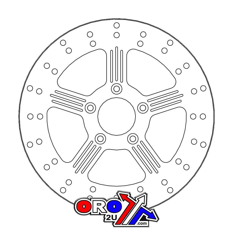 DISC BRAKE REAR HARLEY ADRIAN, MOTO-MASTER ,110633, ROAD, MC