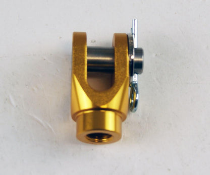 BRAKE CLEVIS REAR GOLD YZ YZF, FIR ASRBC-03, CNC ALLOY