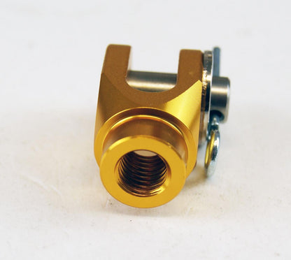 BRAKE CLEVIS REAR GOLD YZ YZF, FIR ASRBC-03, CNC ALLOY