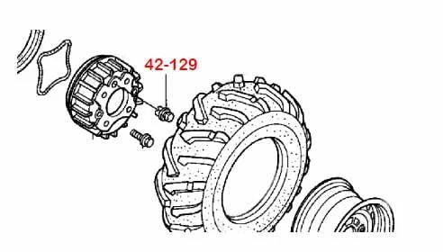 BRAKE SHOE ADJUSTER PLUG 88-18 HONDA TRX 200 250 300 350 400 450 500 650 FRONT 44602-HM5-A10