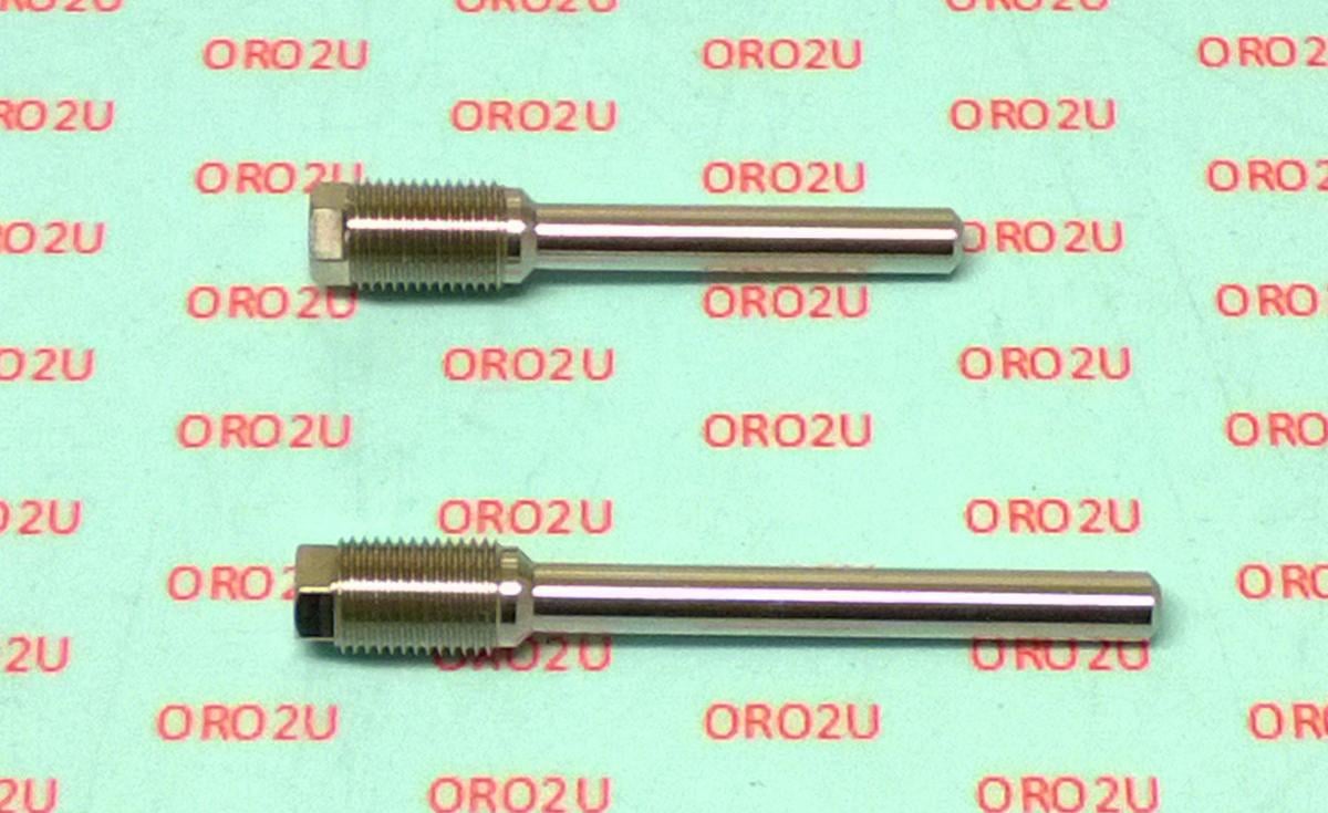 BRAKE PIN SET STAINLESS STEEL 8mm HEX HEAD, FRONT AND REAR 37mm 52mm