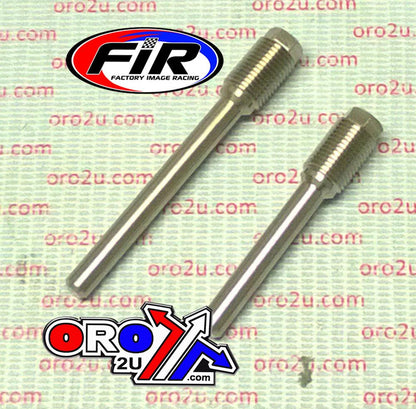 BRAKE PIN SET STAINLESS STEEL 8mm HEX HEAD, FRONT AND REAR 37mm 52mm