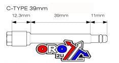 BRAKE PIN STAINLESS STEEL 66MM