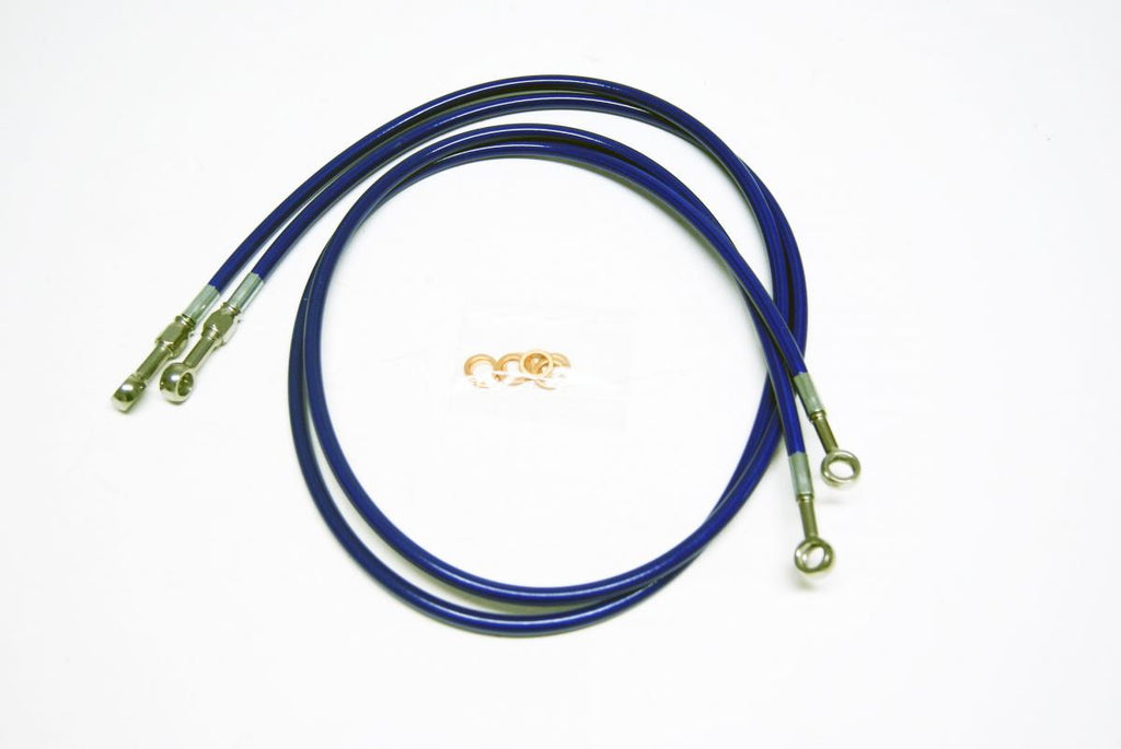 HOSE FRONT BRAKE 2/PART BLUE, 2003-06 Yamaha YFS200 Blaster