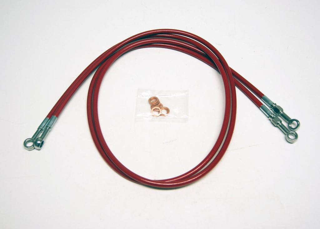 HOSE FRONT BRAKE 2/PART RED 2003-06 Yamaha YFS200 Blaster