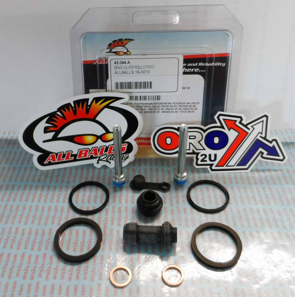 BRAKE CALIPER REBUILD KIT ALLBALLS, ALLBALLS 18-3010 HON/KAW/SUZ/YAM FRONT/CAN-AM REAR