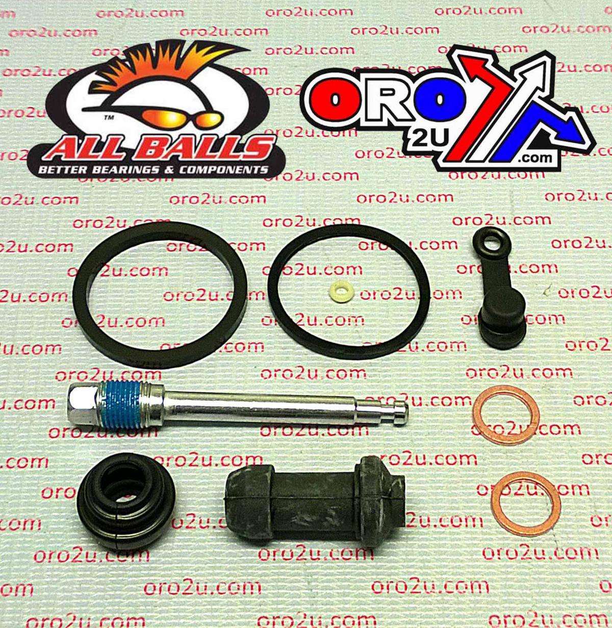 BRAKE CALIPER REBUILD KIT ALLBALLS, ALLBALLS 18-3075 HON CBR/XL 125 01-15 REAR