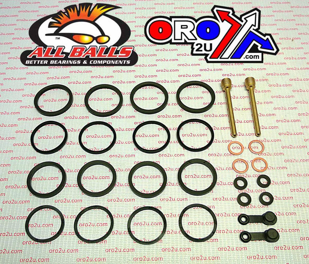 BRAKE CALIPER REBUILD KIT ALLBALLS, ALLBALLS 18-3124 KAW KLZ/VN/SUZ/GSF/GSX/SV FRONT