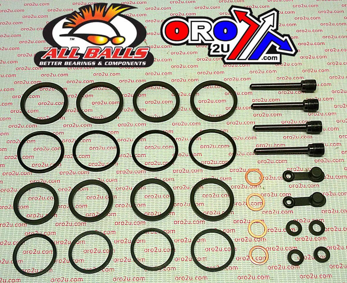 BRAKE CALIPER REBUILD KIT ALLBALLS, ALLBALLS 18-3127 SUZ GSX-R1000 2004 FRONT