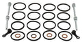 BRAKE CALIPER REBUILD KIT ALLBALLS, ALLBALLS 18-3158 KAW ZX600 13-22 FRONT