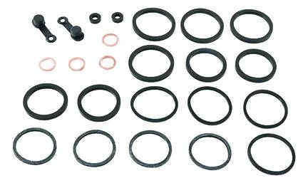 BRAKE CALIPER REBUILD KIT ALLBALLS, ALLBALLS 18-3262 HON CB/CBR/CRF 650/1000 16-22 FRONT
