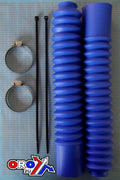 340mm FORK GAITERS BLUE UNIVERSAL 18 RIBS