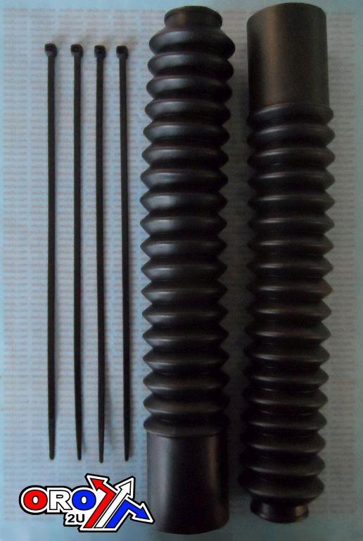 340mm FORK GAITERS BLACK, MC-04202BK