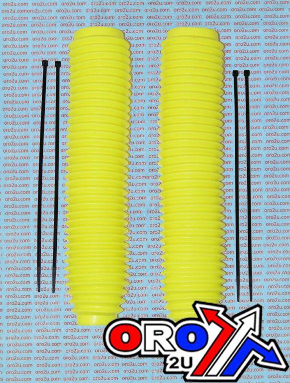 380mm FORK GAITERS FLO/YELLOW