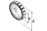 STATOR MAGNETO NX, 31120-MN9-025, 31120-MW2-781, DZE2896, ROAD DIRT