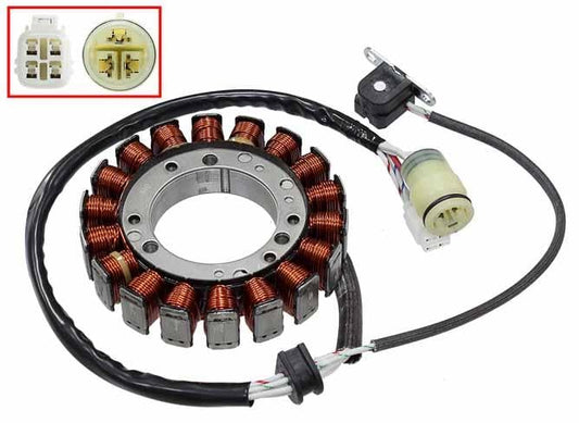 STATOR YFM350 YFM400 RAPTOR, 5NF-81410-00-00 YAMAHA ATV, YFM 350 Raptor 2004 - 2013, YFM 350 Warrior 2002 - 2004, YFM 400 Big Bear 2000 - 2011