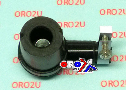 SPARK PLUG CAP SILICONE BLACK 90 ANGLED DESIGN