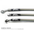HOSE FRONT BRAKE SILVER / BLK, HUSQVARNA TE 96-99 WRE FIR, KIT DONE
