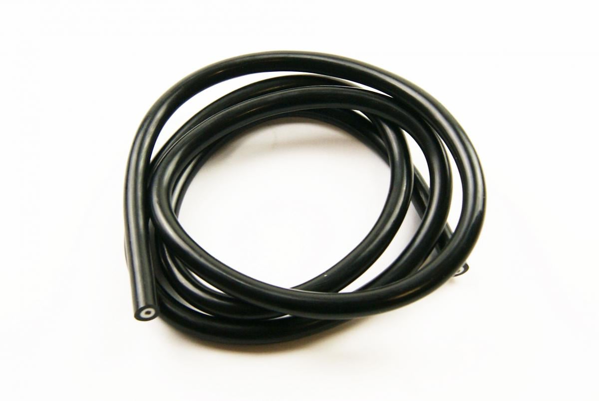 HIGH TENSION SPARK PLUG HT LEAD 7mm OD BLACK 1 METRE