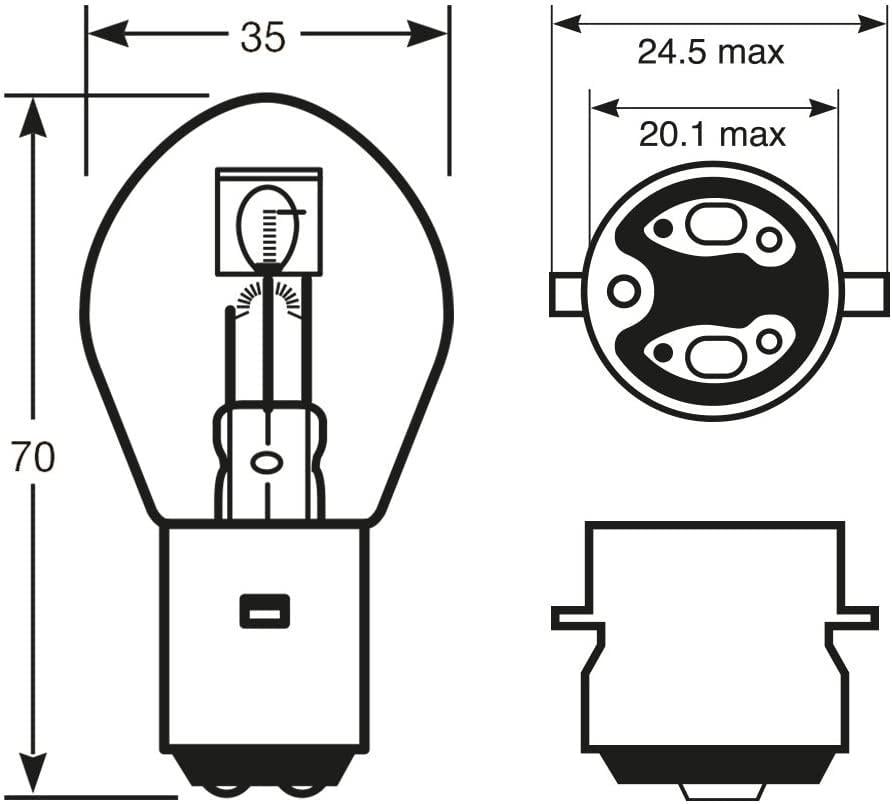 BOX PRICE 10 BULB BOSCH, TRADE £0.65 EACH