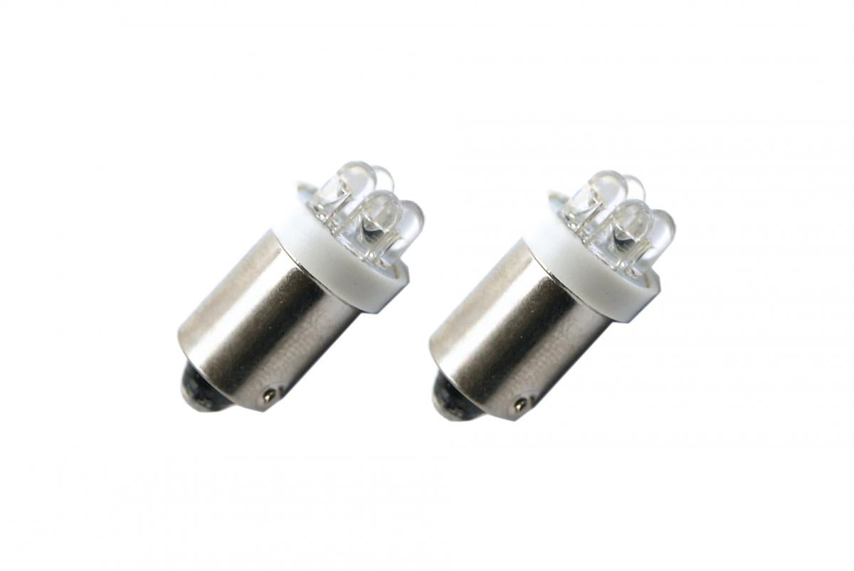 LED LIGHT BULB 12V WHITE BA9S (PACK OF 2)