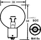 LIGHT BULB 6V 36W FARM LAMP