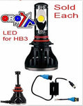 BULB LED HB3 12v 24W 2200Lumen, SOLD EACH, PLA7042