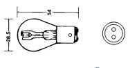 LIGHT BULB 6V 15/15W HEADLIGHT