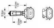 LIGHT BULB 12V 37.5W RIGHT ANGLE 90